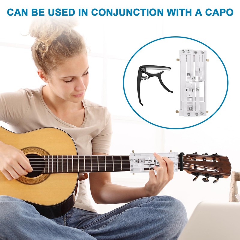 FormiPow Guitar Chord Presser, Beginner Guitar Learning Tool with 11