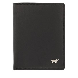 BRAUN BÜFFEL Men's Genuine Leather Golf 2.0 Wallet - Portrait Format - Wallet for Men - 7 Card Slots, black, Classic