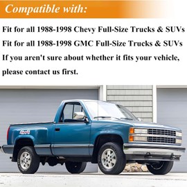 High Beam Headlight Relay Kit Compatible with 1988-1998 Chevy & GMC Full-Size Trucks & SUVs