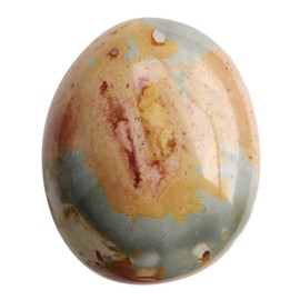 Manekieko Natural Ocean Stone Irregular Polished Crystals and Healing Stones, Shape Palm Crystal Healing Gemstone