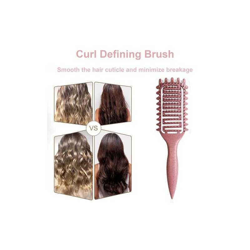 WADY Cepillo para Cabello Rizado Para Mujeres, Cepillo para Rizos,