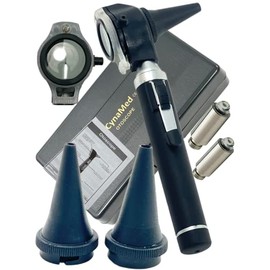 LED Otoscope Otoscope KIT Set 3.5V Plus Extra Specula Plus Extra Bulb LED Otoscope Otoscope Set with Hard LED Otoscope Student Home USE Cynamed