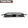 labwork Glossy Black with Chrome Front Upper Bumper Hood Grille