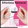 QIEK No-Lamp Nail Glue & Remover Set for Press Ons,