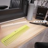 Kumi Wheat Eco-Friendly Long Wide Tooth Detangling hair Comb,Green -
