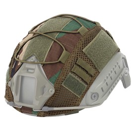 Huenco Copertura per casco tattico a rete per casco Ops-Core Fast PJ (casco non incluso)