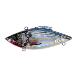 Bill Lewis Lures Lifelike Vibrations Rat-L-Trap 1/2 OZ Lipless Crankbait Fishing Wobble Sinking Lure for Black Bass, Trout, Walleye, Pike, Salmon, Lectric Silver
