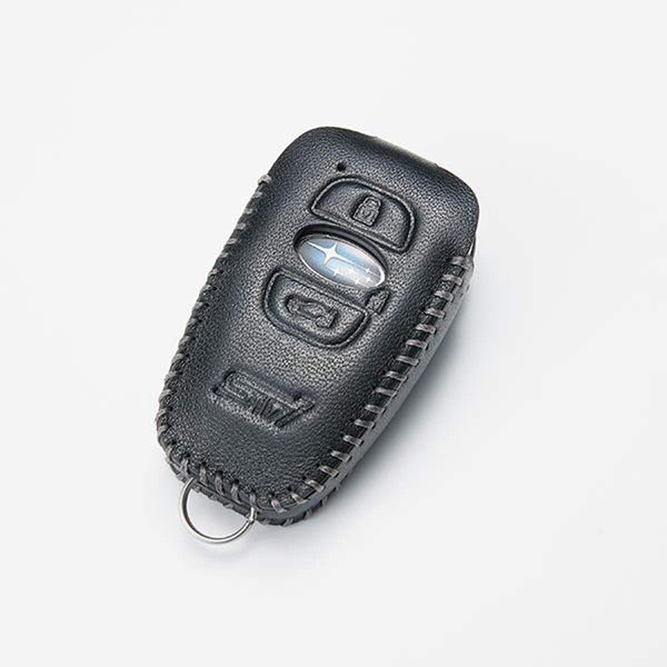 Subaru Genuine STI Access Key Cover (Lum Leather/Black), Product Number: