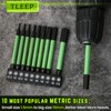 TLEEP 3.5" Long 1/4" Hex Head Allen Wrench Drill Bits,