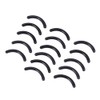 FOMIYES 16Pcs eyelash curler pads eyelash curlers hair curlers rubber