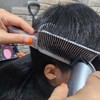 Barbershop Haircut Comb for Side and Back Hair Self-Styling Haircutting Comb 2ea