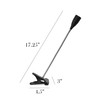 Simple Designs LD2005-BLK Flexible Gooseneck LED Clip Light Desk Lamp,