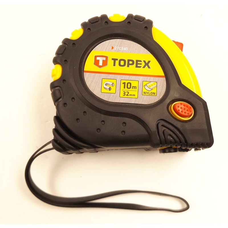 TOPEX 27C340 10 m/32 mm Magnetic End-Hook Pocket Rule