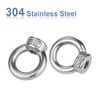 Pack of 10 Ring Nuts Stainless Steel M10 Eye Nuts,
