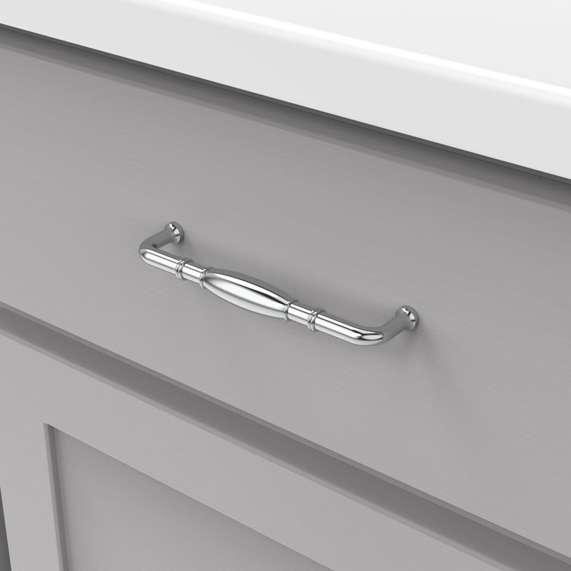 Hickory Hardware 1 Pack Solid Core Kitchen Cabinet Pulls, Luxury