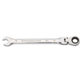 GEARWRENCH 11mm 4 Degree Swing Arch 12 Point Flex Head Ratcheting Combination Wrench - 86711