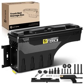 YHTAUTO Truck Bed Storage Tool Box Lockable Replacement for 2017-2020 Ford F-250 F-350 Super Duty Driver Side 6.9 ft Bed Toolbox Stow Up to 33 LBS