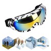 Single Layer Professional Ski Goggles Windproof Outdoor Riding UV Protection