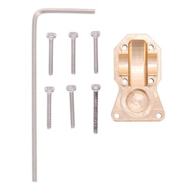 Brass Counterweight Diff Cover set for Axial SCX24 90081 for AXI00002 1/24 RC Car
