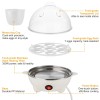 BPA-Free 7-Capacity Electric Egg Cooker Auto-Off Hard-Boiled Egg Maker with