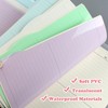 DY.2ten 4 Sets A5 Translucent Binder Dividers Index Page Tab