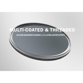 C-PL (Circular Polarizer) Multicoated | Multithreaded Glass Filter for Canon PowerShot G7 X Mark III (Includes Filter Adapter)