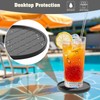 Coasters Set of 8,Hot or Cold Drink Coasters with Holder,Modern