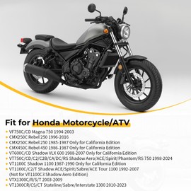 M MATI Fuel Cap Gas Cap for Honda VT600C VT750C VT1100C VT1300 VF750C CMX250C CMX450C Rebel Shadow Spirit Magna Sabre 250 450 750 1100 1300 1985-2024 17620-KR3-753 17620-KR3-752