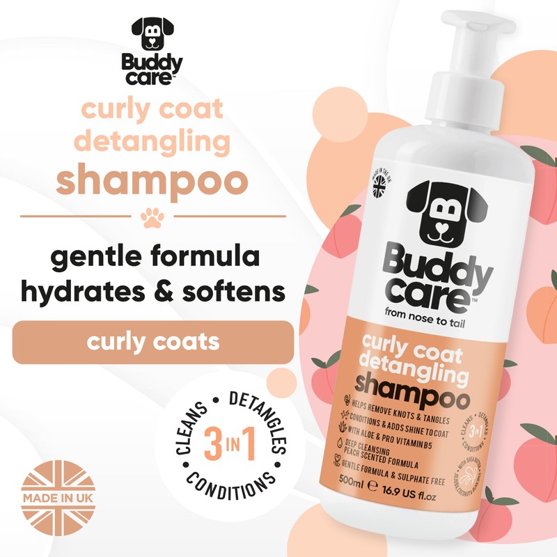 Curly Coat Shampoo by Buddycare (16.90oz)