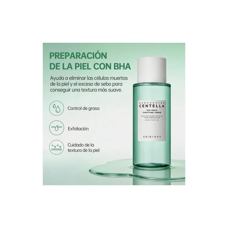 Skin1004 Tónico Purificante Centella Teatrica Antiacné 210ml