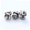 Healeved 50sets Cabinet Mounting Screw Set Square Hole Screws for