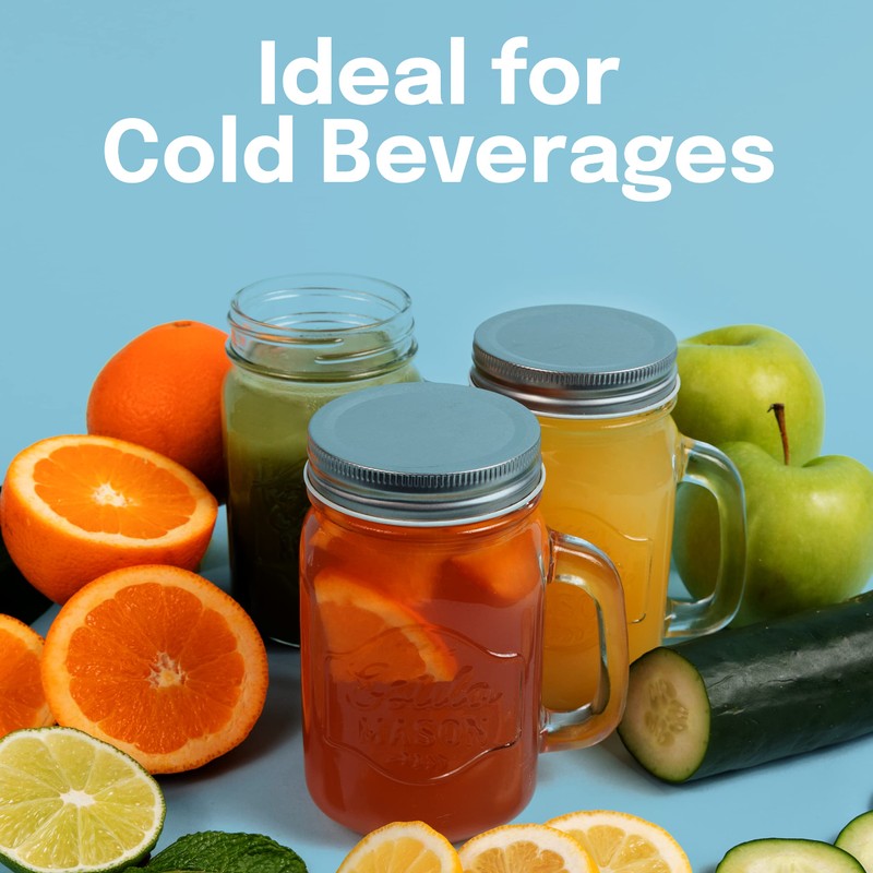 Estilo Mason Jar, 16 oz, Set of 6, Glass Drinking