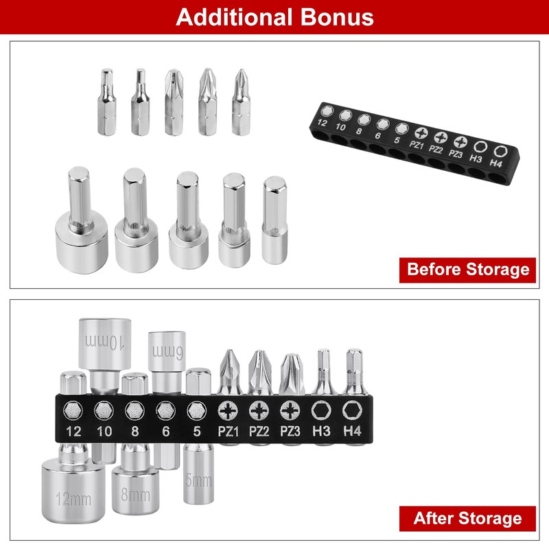 Ratchet Screwdriver, MAXPOWER Magnetic Ratchet Screwdriver and Bit Set with