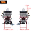 suamoterr 56257 57341 63022 Carburetor for Harbor Freight 52cc 2HP