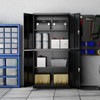 AFAIF Metal Storage Cabinets with Locking Doors,71" Tall Garage Cabinet