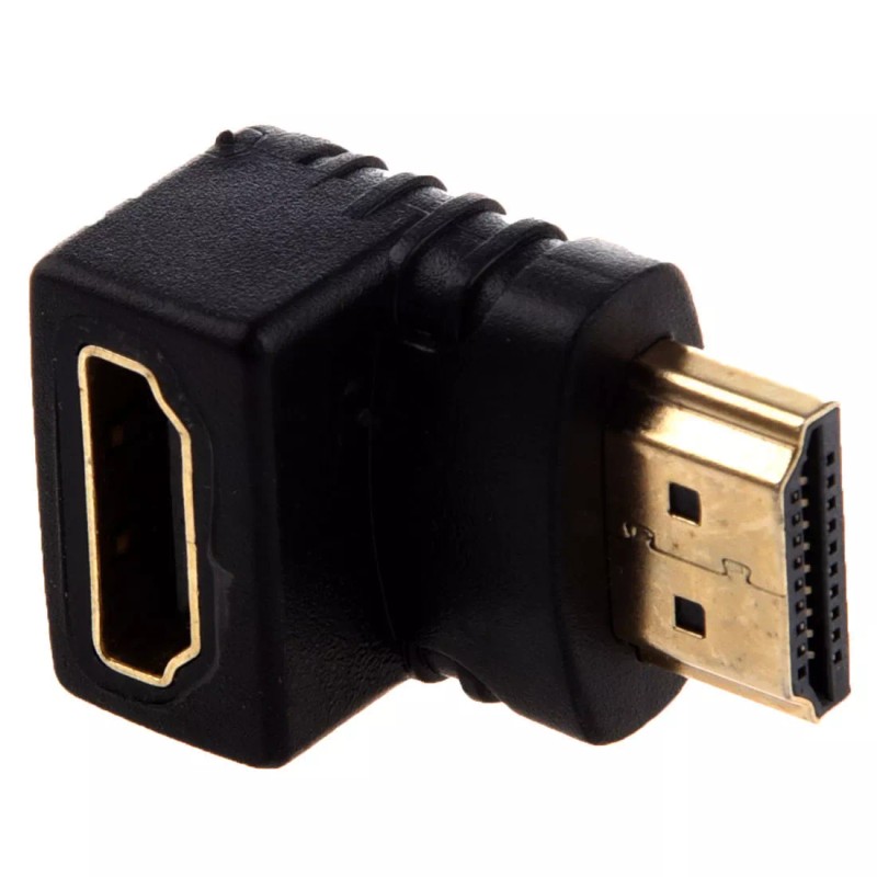 Unbranded/Generic HDMI Male to Female Right Angle 90 Degree Adapter
