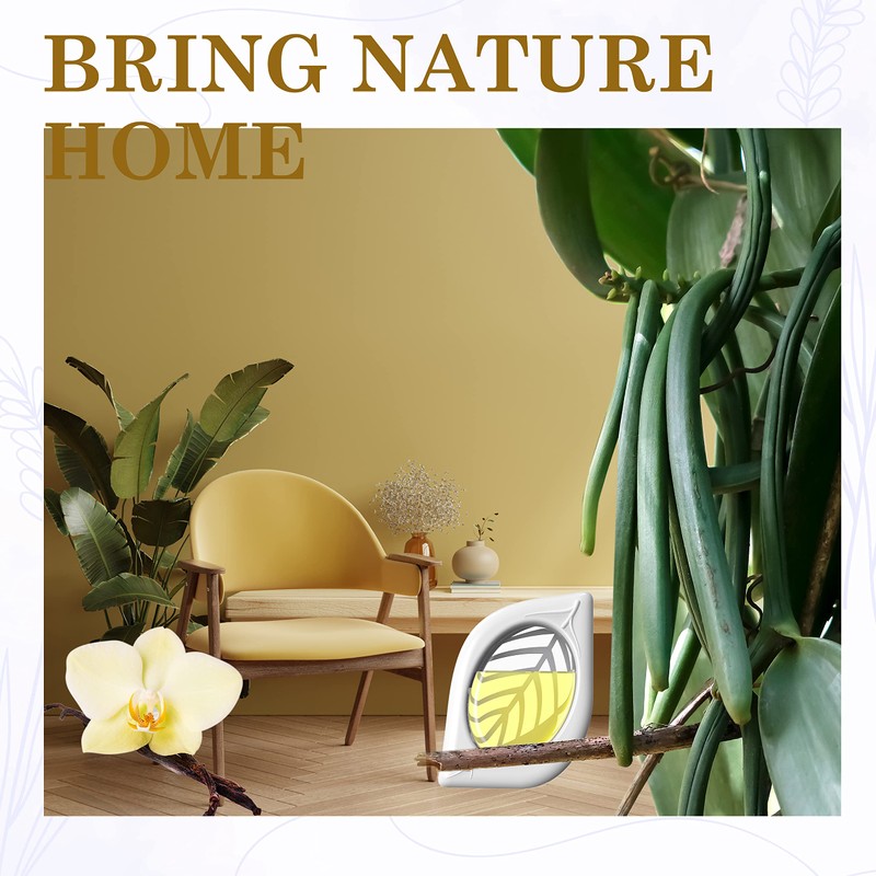 Air Freshener for Home, 4 Pack, Vanilla, Odor Eliminator for