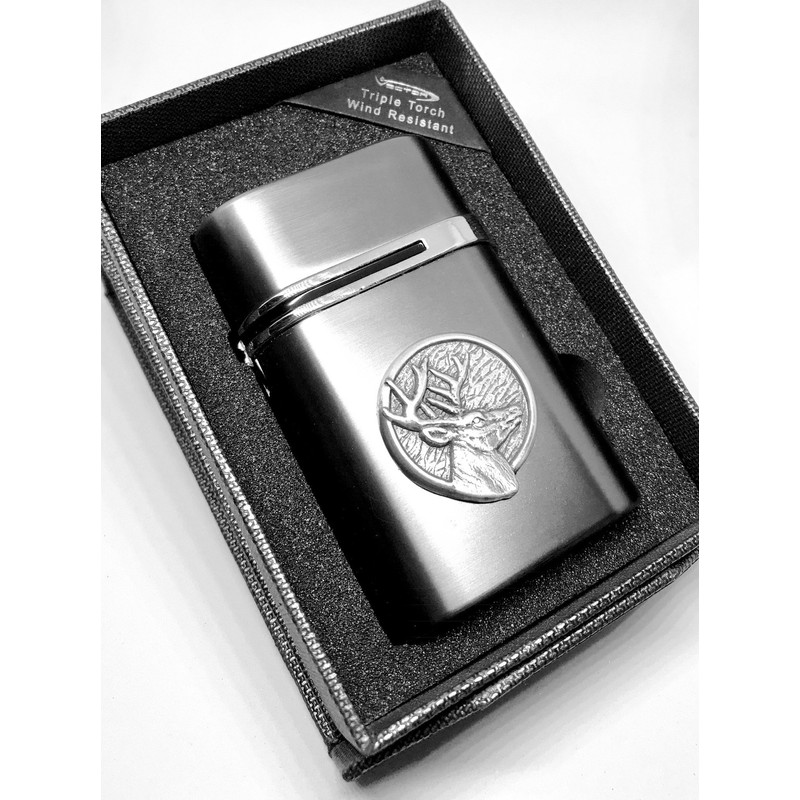 Bass Fishing Vector Thundra Desktop Lighter Triple Torch Cigar Lighter