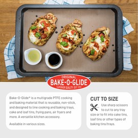 Bake-O-Glide STD0150 Non Stick Reusable Cooking/Baking Sheet, Brown, 400 x 330mm