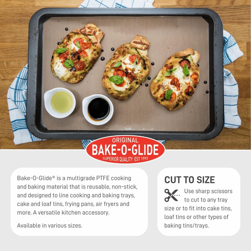 Bake-O-Glide STD0150 Non Stick Reusable Cooking/Baking Sheet, Brown, 400 x