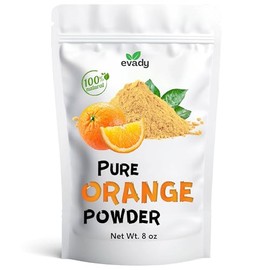 Orange Powder 8 oz, Natural Orange Juice Powder for Baking, Flavoring, Smoothies, Tea