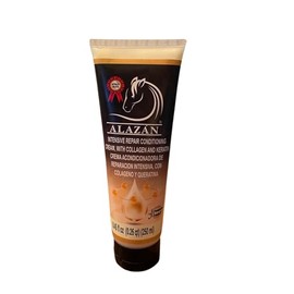 CREMA ACONDICIONADORA ALAZAN, AUXILIAR EN LA REPARACION INTENSIVA CON COLAGENO Y KERATINA (PROTECTOR DE COLOR)
