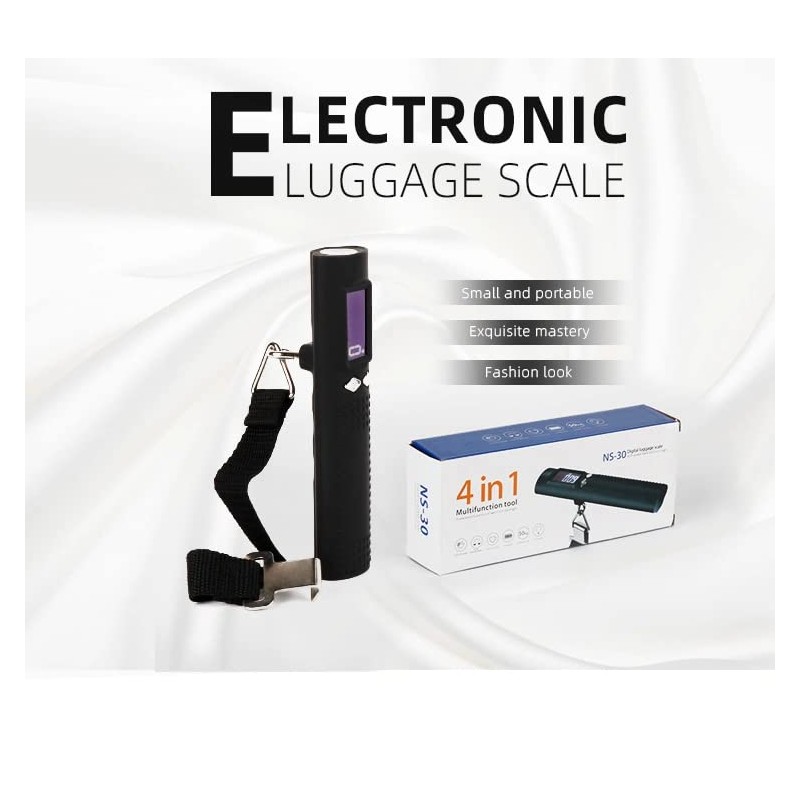 Electrons Rechargeable Digital Luggage Scale - 2600mAh Portable Charger &
