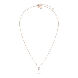 Tamaris Delicate Heart Pendant Necklace, Stainless Steel, Cubic Zirconia