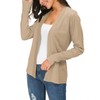 Urban CoCo Women's Long Sleeve Open Front Knit Cardigan Sweater