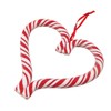 Gisela Graham Christmas Decoration - Candy Cane Heart Decoration