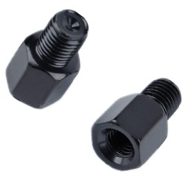 YIKAOMAI Verlängerung für Motorrad-Spiegelhalterung - Schrauben für Motorrad-Rückspiegel | Riser-Extender-Schrauben für Motorrad-Rückspiegel, M8 auf M10-Konverter (Schwarz, M8 auf M10)