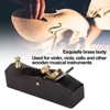 Violin Thumb Planer Glossy Ebony Brass Small Production Tool Portable