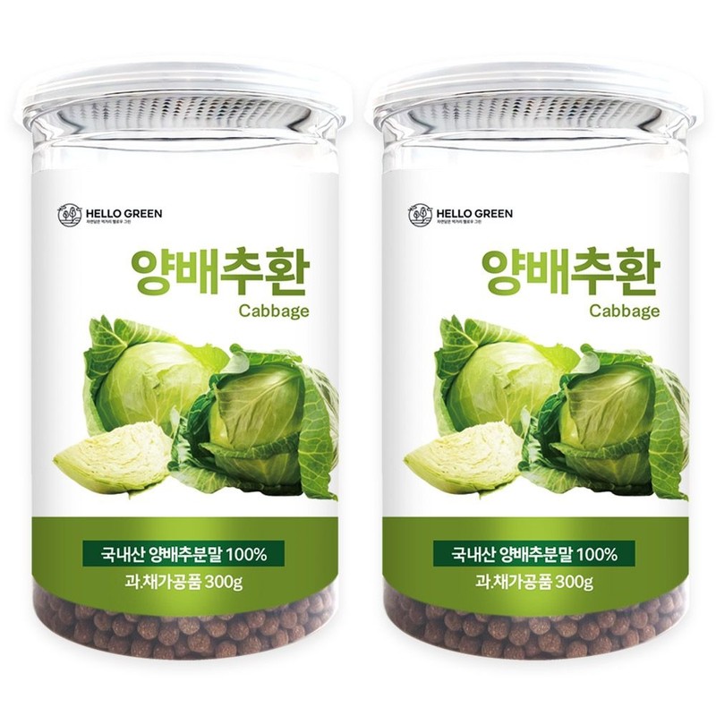 Hello Green Domestic Cabbage Pills 300g / 헬로우그린 국산 양배추환