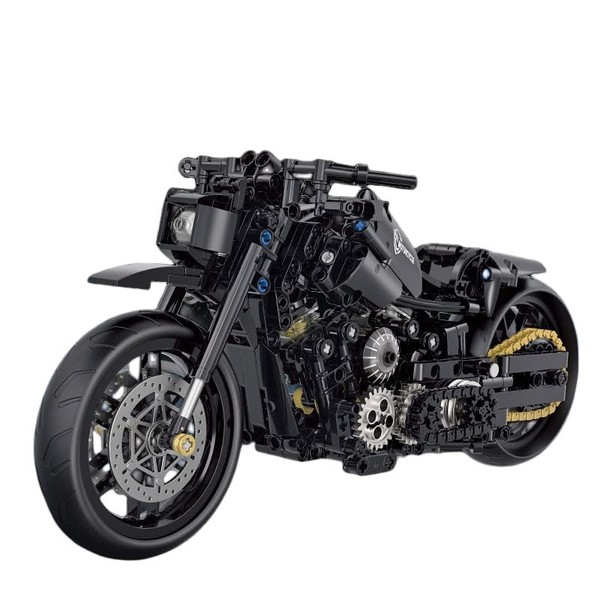 FULHOLPE Motorcycle Building Kits, 586 Pieces Super Motorcycle Set for